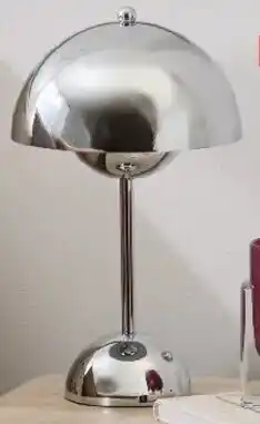 Kmart Nico Portable Rechargeable Lamp - Chrome offer