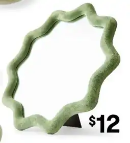 Kmart Frankie Velvet Mirror - Green offer