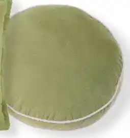 Kmart Velvet Round Cushion - Sage offer