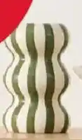 Kmart Bubble Green Stripe Vase offer