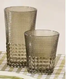 Kmart 6 Green Beaded Highball Glasses offer