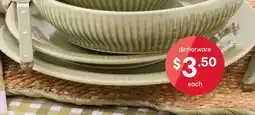 Kmart Green Lotus Dinner Plate offer