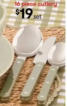 Kmart Forest Cutlery Set offer