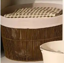 Kmart Rope Laundry Basket with Liner - Green offer