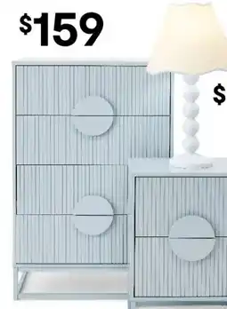 Kmart Stevie 4 Drawer Chest - Blue offer