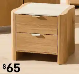 Kmart Hazel 2 Drawer Bedside Table offer