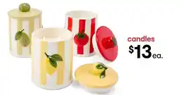 Kmart Pistachio Glass Candle offer