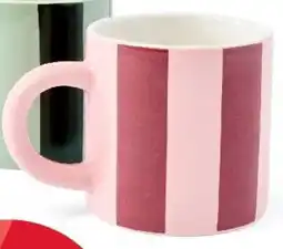 Kmart Berry Stripe Mug offer