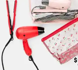 Kmart Mini Twin Hair Styler Pack - Red offer