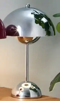 Kmart Nico Portable Rechargeable Lamp - Chrome offer