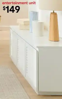 Kmart Charlie Entertainment Unit - White offer