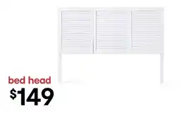 Kmart Charlie Queen Bedhead - White offer