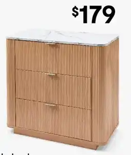 Kmart Claire 3 Drawer Chest - Oak offer