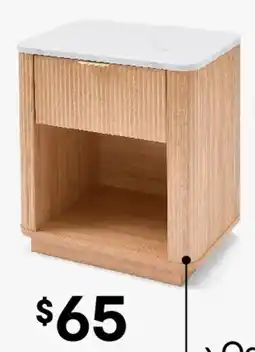 Kmart Claire Bedside Table - Oak offer