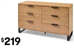 Kmart Wharf 6 Drawer Chest offer