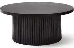 Kmart Ryan Ribbed Coffee Table - Black offer