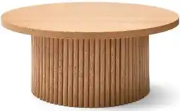 Kmart Ryan Ribbed Coffee Table - Oak offer