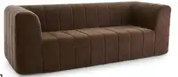 Kmart Trove 3 Seat Compressed Sofa - Chocolate offer
