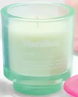 Kmart Manifest Glass Candle offer