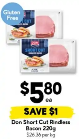 Drakes Don Short Cut Rindless Bacon offer