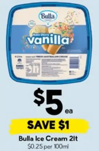 Drakes Bulla Ice Cream offer
