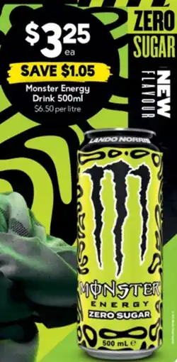 Drakes Monster Energy Drink offer
