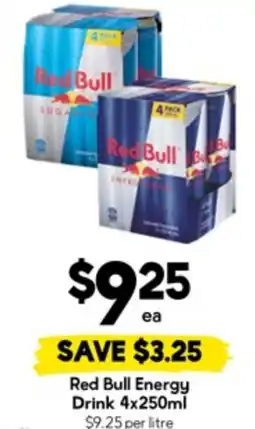 Drakes Red Bull Energy Drink offer