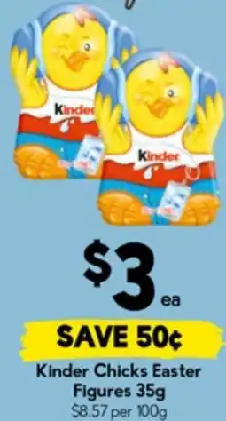 Drakes Kinder Chicks Easter Figures offer