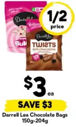 Drakes Darrell Lea Chocolate Bags offer