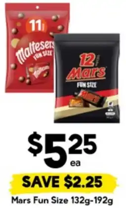 Drakes Mars Fun Size offer