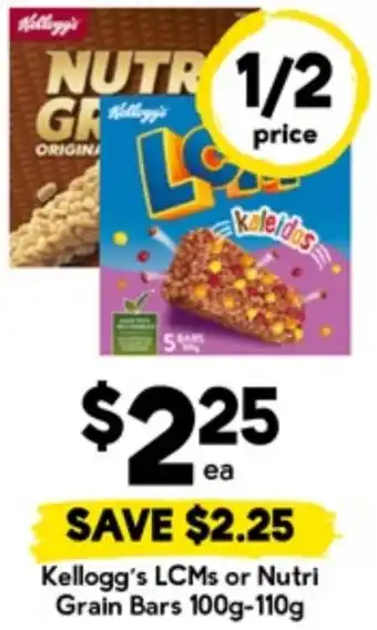 Drakes Kellogg's LCMs or Nutri Grain Bars offer