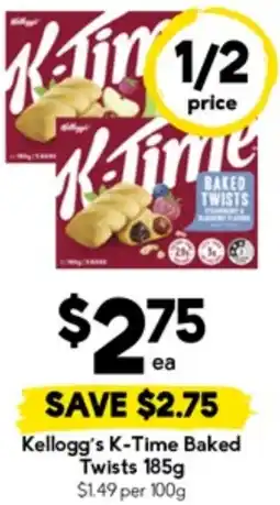 Drakes Kellogg's K-Time Baked Twists offer