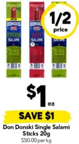 Drakes Don Donski Single Salami Sticks offer