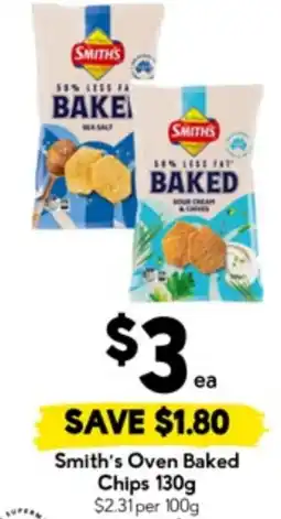 Drakes Smith's Oven Baked Chips offer