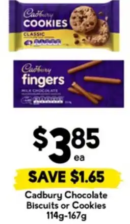 Drakes Cadbury Chocolate Biscuits or Cookies offer