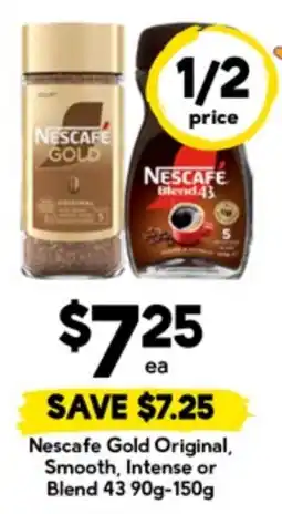Drakes Nescafe Gold Original, Smooth, Intense or Blend 43 offer