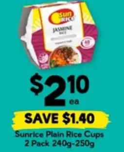 Drakes Sunrice Plain Rice Cups offer