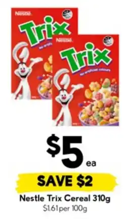 Drakes Nestle Trix Cereal offer