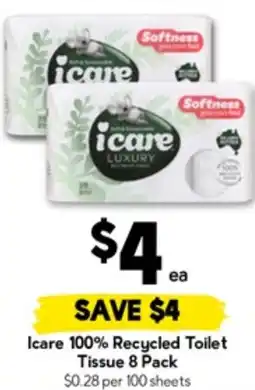 Drakes Icare 100% Recycled Toilet Tissue offer