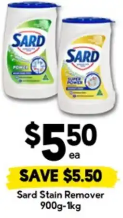 Drakes Sard Stain Remover offer