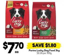 Drakes Purina Lucky Dog Food offer