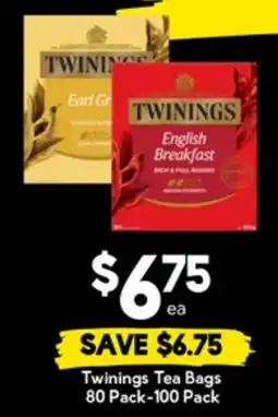 Drakes Twinings Tea Bags offer