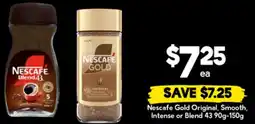Drakes Nescafe Gold Original, Smooth, Intense or Blend 43 offer