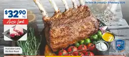 Foodland Australian lamb rib rack roast offer