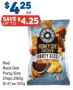 Foodland Red rock deli party size chips offer