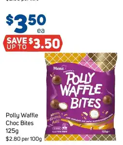 Foodland Polly waffle bites offer