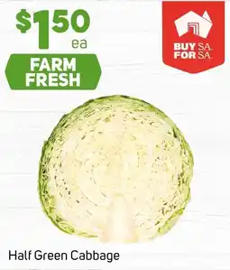Foodland Half green cabbage offer
