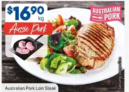 Foodland Australian pork loin steak offer