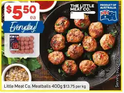 Foodland Little meat co. meatballs offer