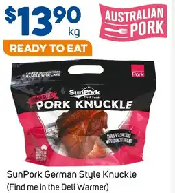 Foodland SunPork German Style Knuckle offer